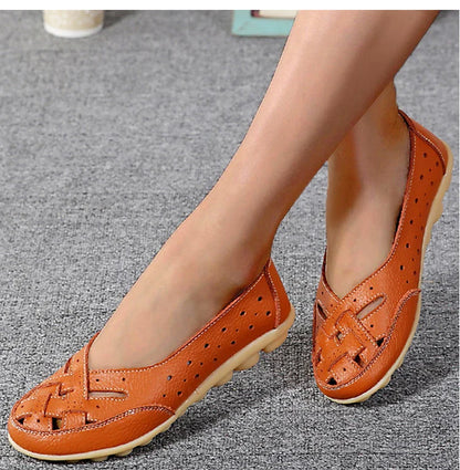 Breathable Leather Loafers