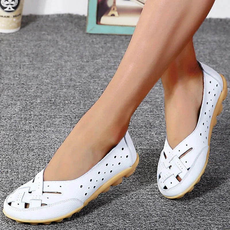 Breathable Leather Loafers