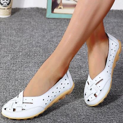 Breathable Leather Loafers
