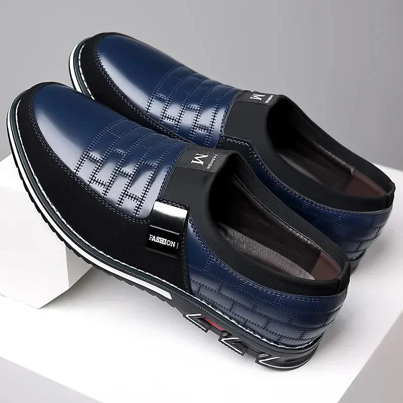 UrbanElegance Men's Casual Leather Sneakers & Loafers