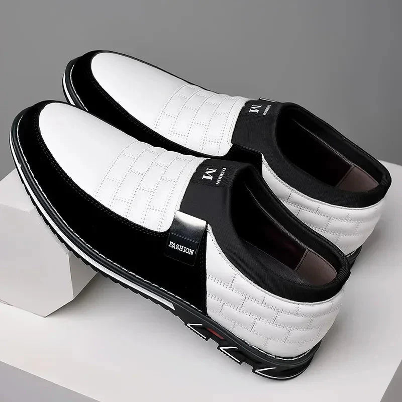UrbanElegance Men's Casual Leather Sneakers & Loafers